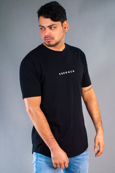 Men's Black T Shirt | Black T-Shirt | Krdoandco