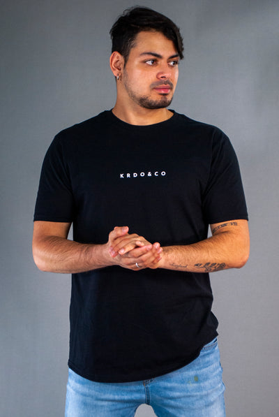 Men's Black T Shirt | Black T-Shirt | Krdoandco