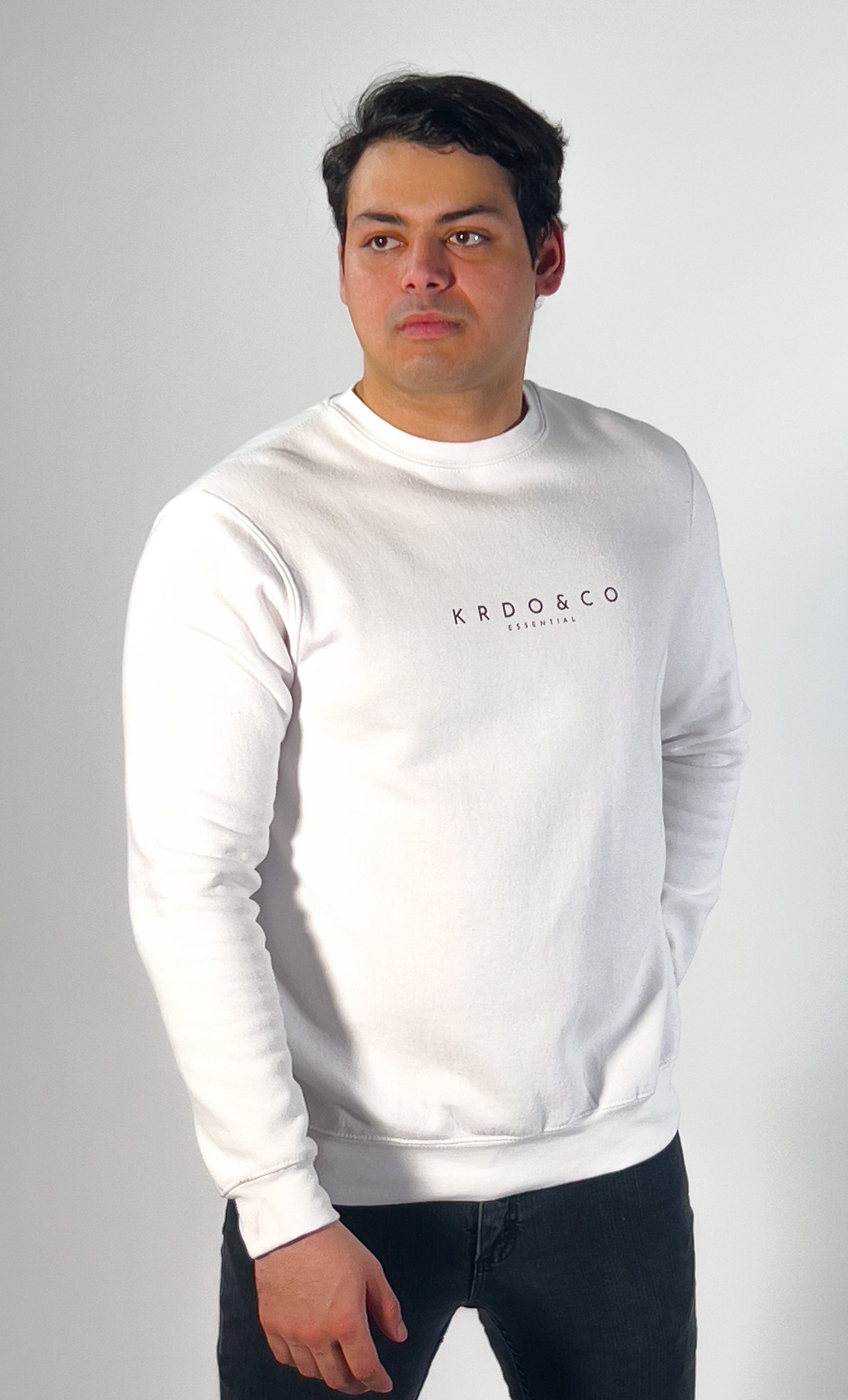 White Sweater For Men | White Sweater | Krdoandco