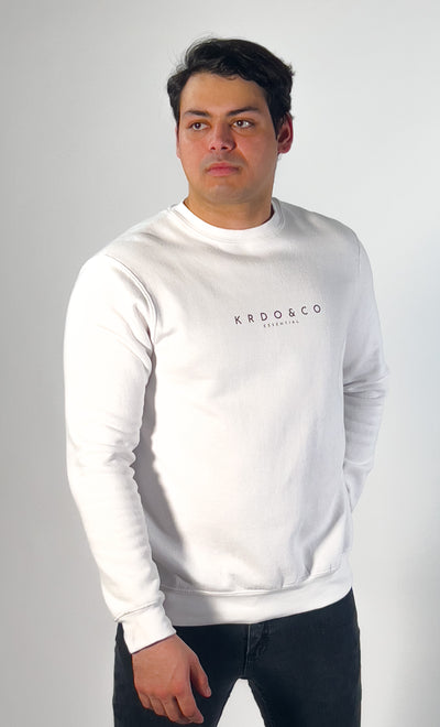 White Sweater For Men | White Sweater | Krdoandco