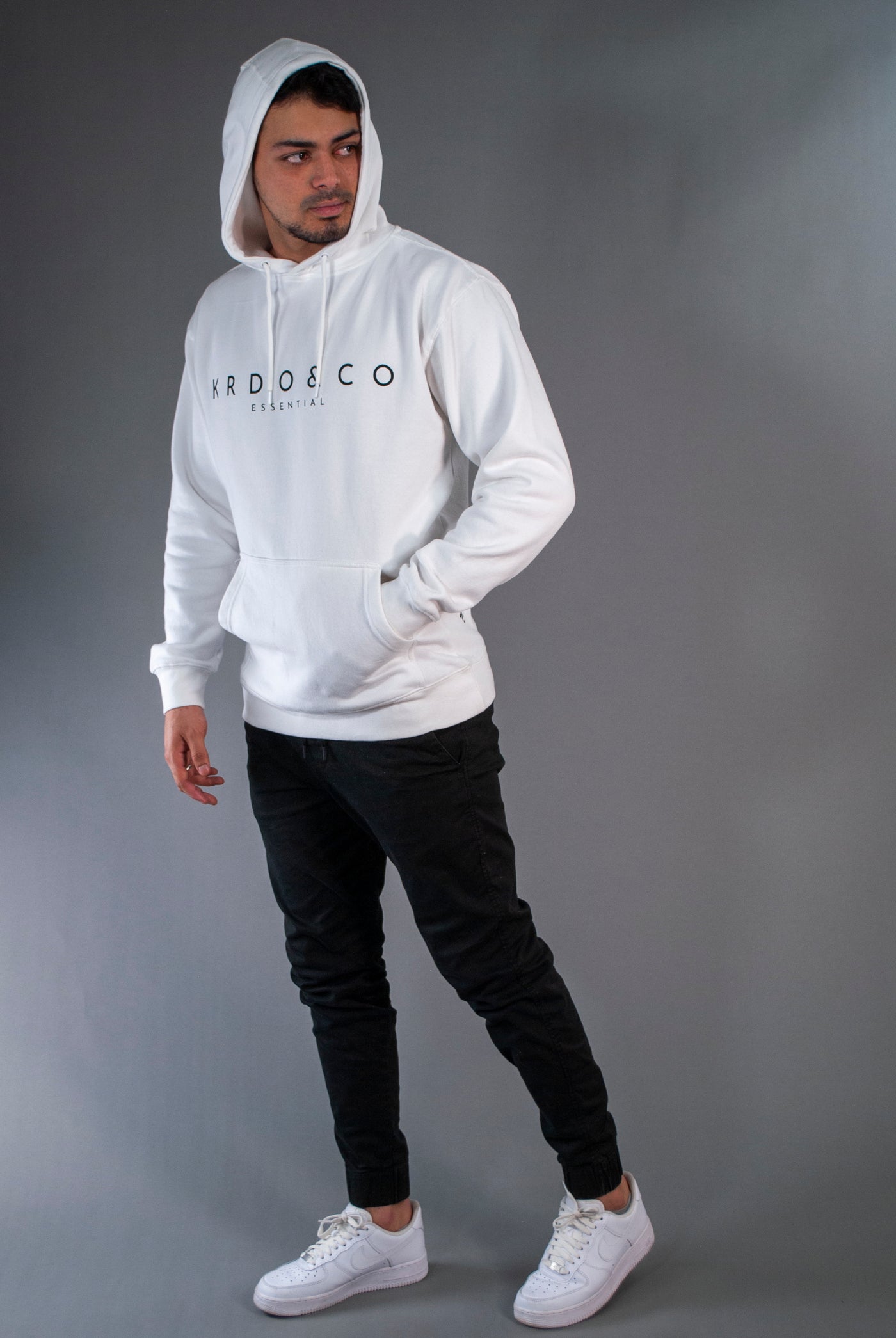 White Hoodie For Men | White Hoodie | Krdoandco