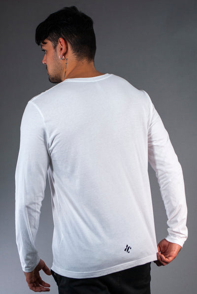 White Long Sleeve T- Shirt | Long Sleeve White T-shirt | Krdoandco